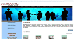 Desktop Screenshot of dextrousinc.com